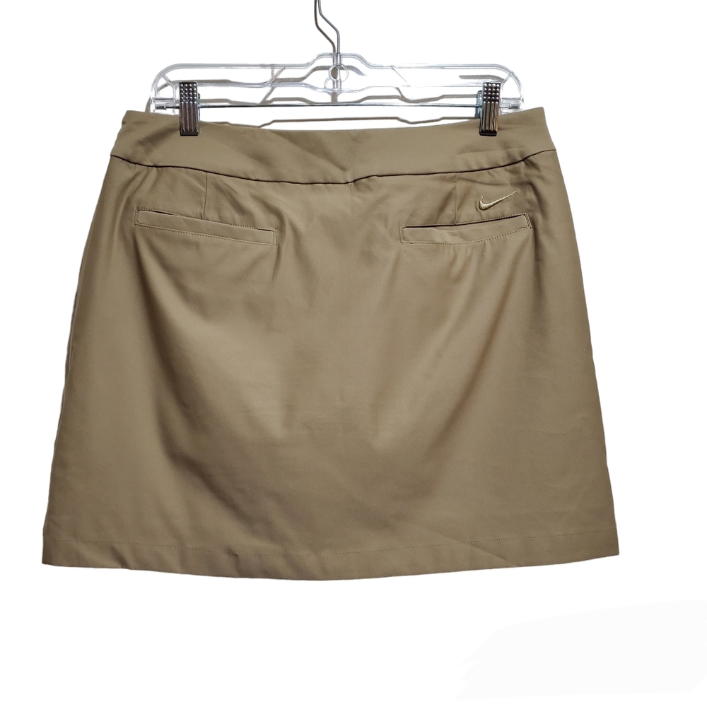 Nike Golf Dry-Fit Athletic Skirt / Shorts Khaki Tan Size 8 - Picture 7 of 8